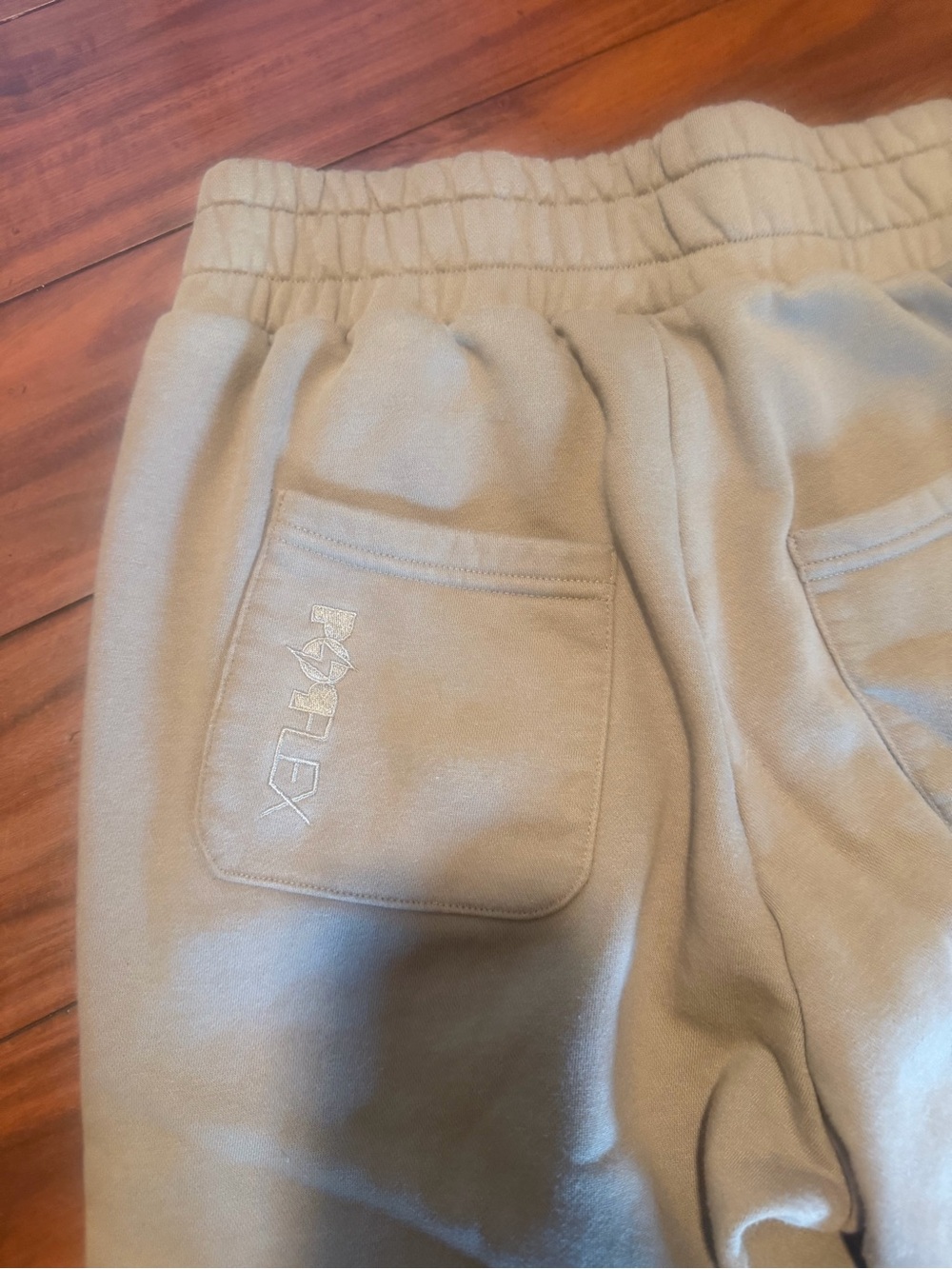 POPFLEX Taupe High-Waist Jogger Pantsuit Pants - Picture 2 of 12